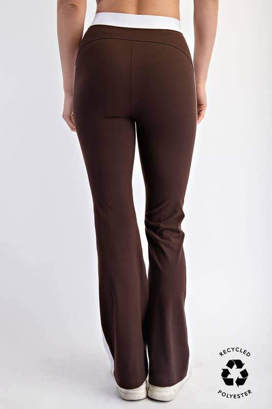 Side Stripe Butter Soft Flare Leggings