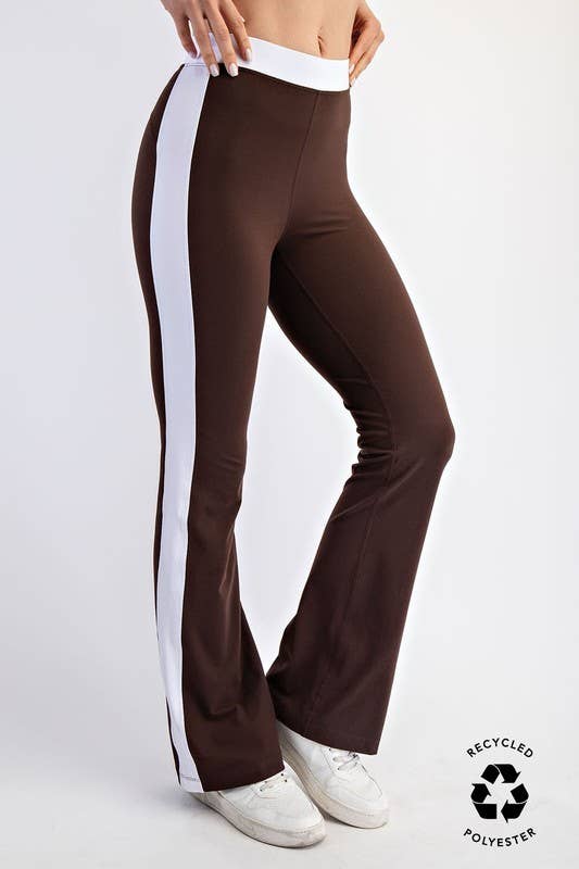 Side Stripe Butter Soft Flare Leggings
